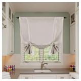 CURTAIN THERMAL INSULATED TIE UP WINDOW SHADE LIGH