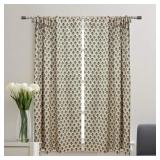 LUXURY LINEN CURTAIN WITH ARTISAN BLOCK PRINT HAND
