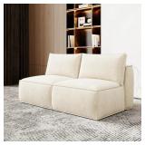 $226 CHENILLE MODULAR SOFA SECTIONAL SOFA - ARMLES