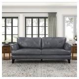 $1440 NICO 88" GENUINE TOP GRAIN LEATHER SQUARE AR