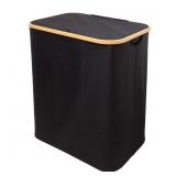 QUALIAZERO 130L DUAL COMPARTMENT HAMPER WITH REMOV