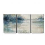 'STILL EVENING WATERS II' 3-PIECE PAINTING PRINT