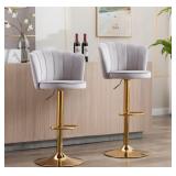 $220 LUDKA SWIVEL ADJUSTABLE HEIGHT STOOL