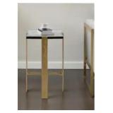 22' KELPINE SHORT GOLD ACCENT TABLE