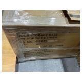 VINTAGE WHITE DOOR STORAGE BASE