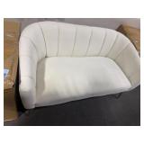 WHITE VELVET SOFA