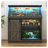 $125 FARMHOUSE AQUARIUM STAND WITH SLIDING BARN DO