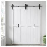 $980 72' X 84' SOLID + MANUFACTURED WOOD PANELED W