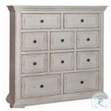 $1324 BIG VALLEY WHITESTONE 10 DRAWER CHESSER