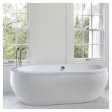 $699 RENNES 71 IN. ACRYLIC FLATBOTTOM CENTER BATHT