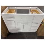 WHITE BATHROOM VANITY