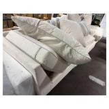 WHITE PAULA DEEN SOFA & LOVESEAT