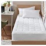 MADISON PARK WATERPROOF MATTRESS PROTECTOR, CLOUD