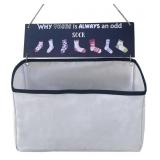 BLACK WOOD SIGN MISSING SOCKS LAUNDRY ROOM WALL DE