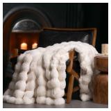RIDGELINE FAUX FUR THROW BLANKET