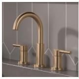 $183 DELTA NICOLI CHAMPAGNE BRONZE WIDESPREAD 2-HA