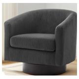 DREAMSIDEA CORDUROY ACCENT CHAIR, MODERN UPHOLSTER