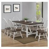 LIBERTY FURNITURE FARMHOUSE TRESTLE TABLE