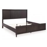 KING PANEL FOOTBOARD WITH SLATS AND KING PANEL HEA