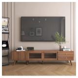 $285 MODERN 76.7' WIDTH ENTERTAINMENT CENTER WITH