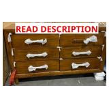 SIX DRAWER DRESSER