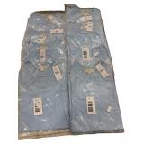 LOFT OUTLET PASTEL BLUE SHIRTS (4)M,(2)XL,(1)S