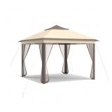 12 X 12FT POP UP INSTANT CANOPY WITH NETTING