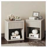 2 NIGHTSTAND WITH SINGLE DRAWER