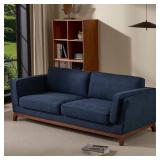 $870 82' UPHOLSTERED MODERN SQUARE ARM SOFA