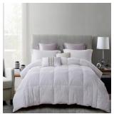 WHITE GOOSE DOWN FEATHER COMFORTER