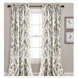 $140 LUSH DECOR DEVONIA ALLOVER ROOM DARKENING WIN