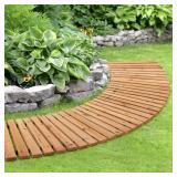 CEDAR WOOD GARDEN PATHWAY FOR OUTDOORS ROLL OUT