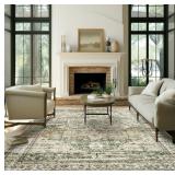 $110 WASHABLE AREA RUG 8X10, LARGE SOFT RUGS FOR L