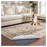 WATERPROOF RUG PAD, 7X9 FT AREA RUG NON-SLIP CARPE