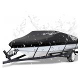NEVERLAND TRAILERABLE BOAT COVER WATERPROOF HEAVY
