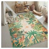 LIVEBOX BOHO JUNGLE ANIMAL PRINT 5 X 7 AREA RUGS F
