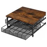 COFFEE POD DRAWER K CUPS ORGANIZER 2-TIER COFFEE P