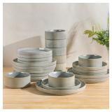 $231 TERRA 18 PIECE CERAMIC DINNERWARE SET