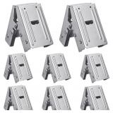 GISAFAI 8 PCS STEEL SAW HORSE BRACKETS GALVANIZED