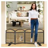 SNUGHOME SHORT DOG GATE INDOOR, 19.69" H FREESTAND