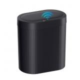 5 GALLON BATHROOM TRASH CAN WITH LID, AUTOMATIC MO