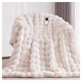 $120 HEATED BLANKET QUEEN SIZE WITH 1/2/4/6/8 HOUR