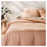 $139 KING RAYON FROM BAMBOO DUVET SET LIGHT ADOBE