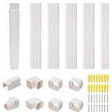 3" 10FT MINI SPLIT LINE SET COVER,PVC LINE SET COV