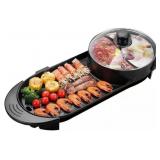 27  HOT POT WITH GRILL,ELECTRIC BBQ GRILL 2200W NO