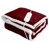 WESTINGHOUSE RED AND WHITE HEATED BLANKET