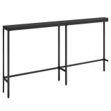 $145 63" CONSOLE TABLE,MODERN NARROW LONG SOFA TAB