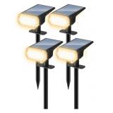 WATERPROOF SOLAR LIGHTS OUTDOOR: IP65 LED SPOT LIG