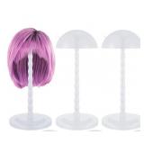 3-PIECES WIG HEAD STAND FOR MULTIPLE WIGS MANNEQUI
