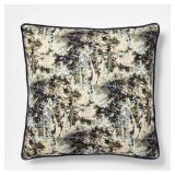 1 LOT (2) 24"X24" ABSTRACT TREE PRINTED THROW PILL